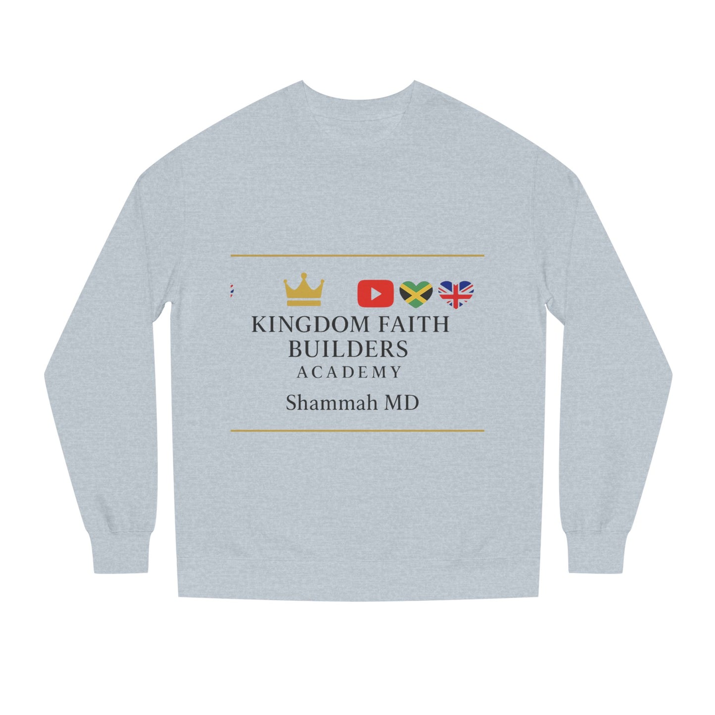 Kingdom Faith Builders Academy Sweatshirt – Shammah MD Logo Crewneck