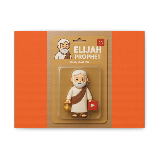 Elijah Prophet Matte Canvas Art - Inspirational Wall Decor