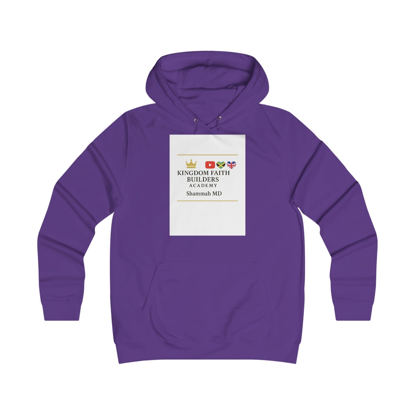 Christian Ministry Hoodie — "Kingdom Built, Still Learning" Graphic Pullover