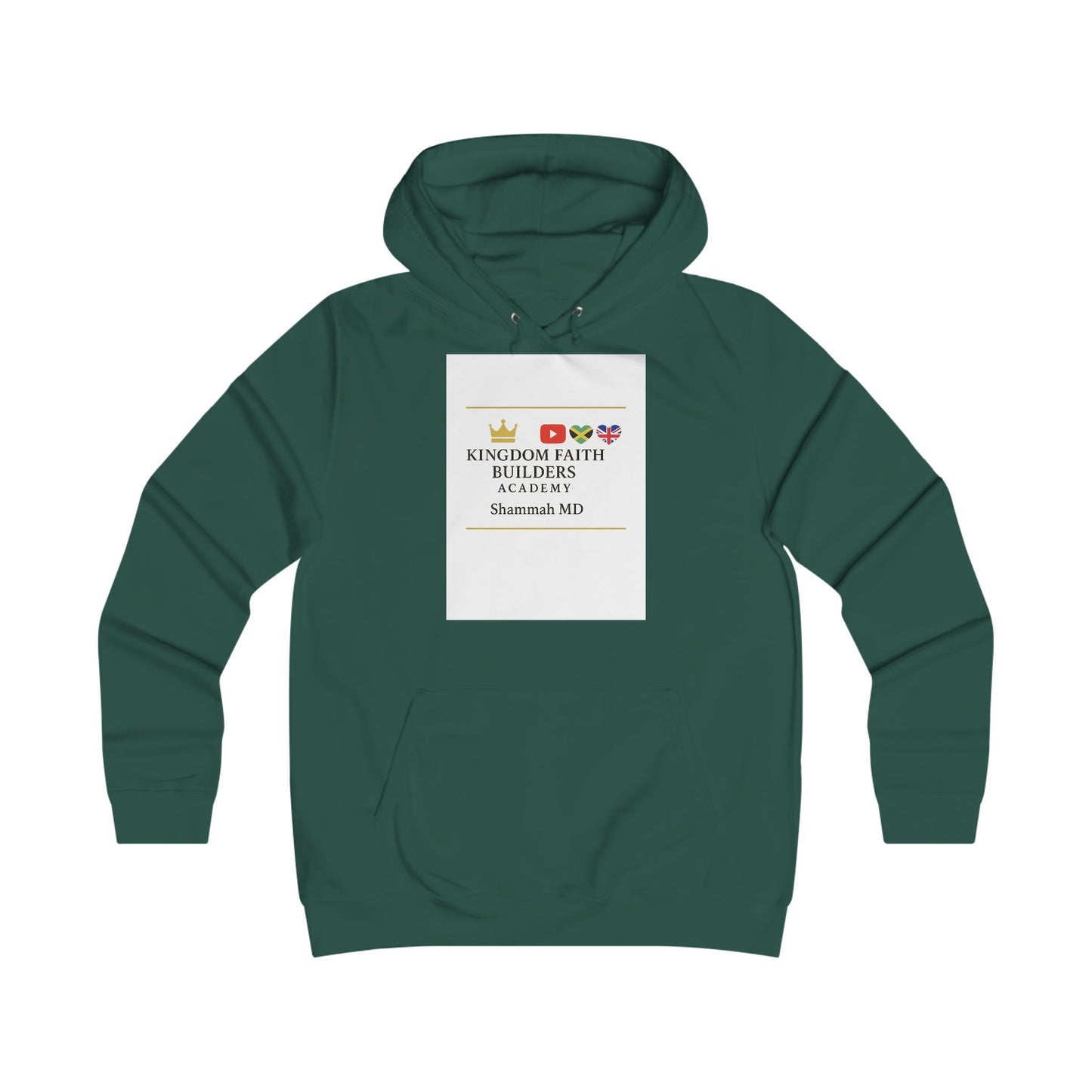 Christian Ministry Hoodie — "Kingdom Built, Still Learning" Graphic Pullover