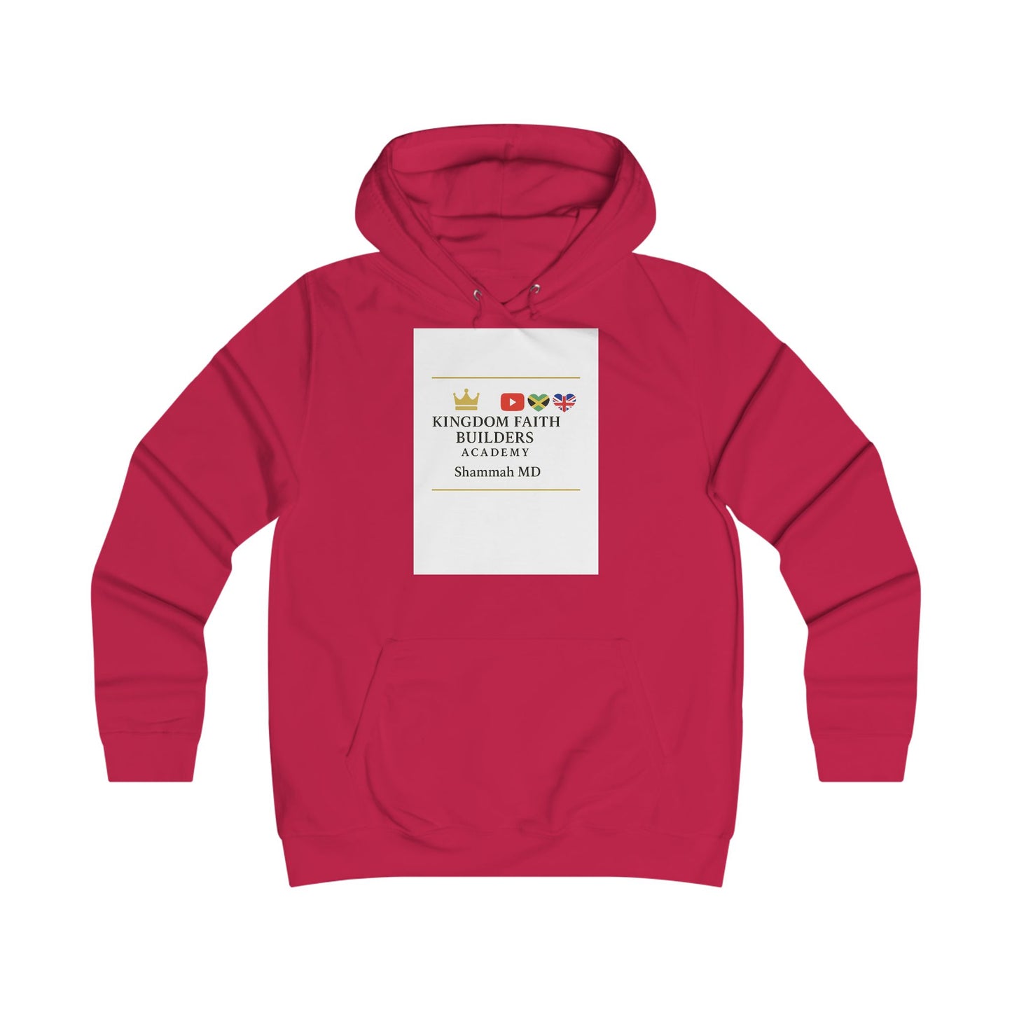 Christian Ministry Hoodie — "Kingdom Built, Still Learning" Graphic Pullover