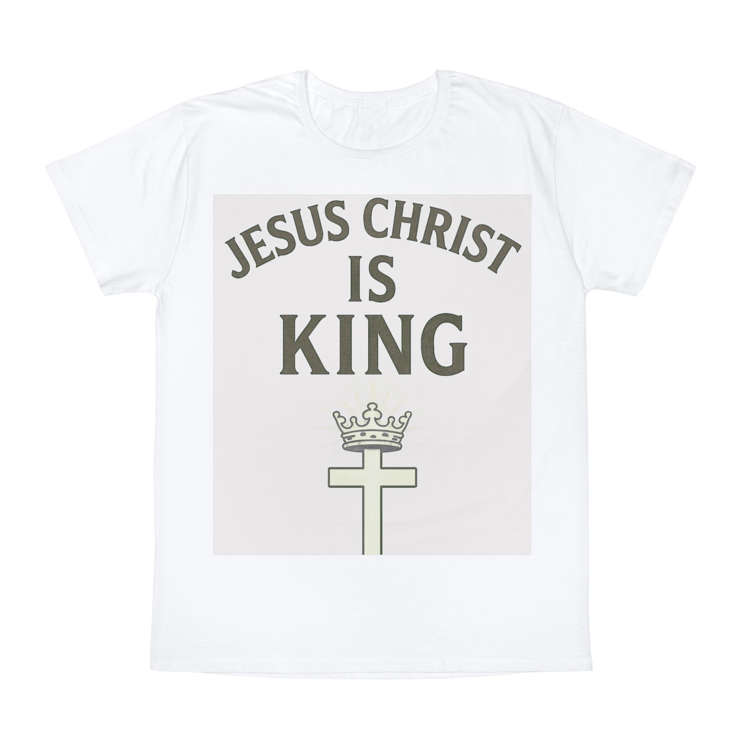 Jesus Christ is King T-Shirt, Unisex Christian Tee, Faith-Based Apparel, Religious Gift, Casual Wear, Spiritual Clothing