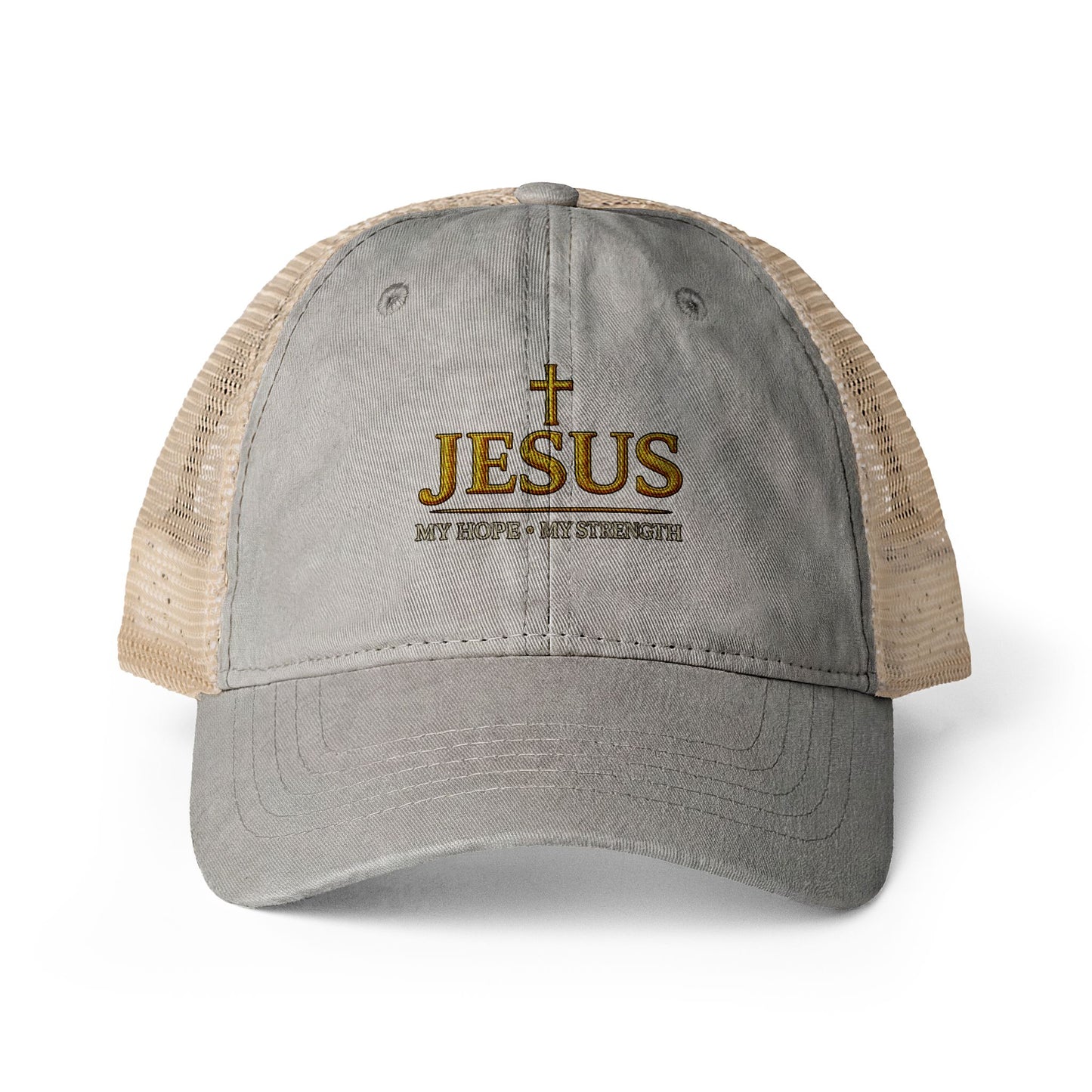 Women's Washed Mesh-Back Cap