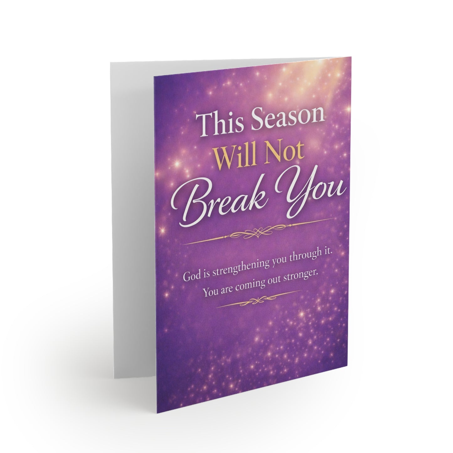 Comforting Scripture Greeting Card – "You are not forgotten" (Pack of 8/16/24)