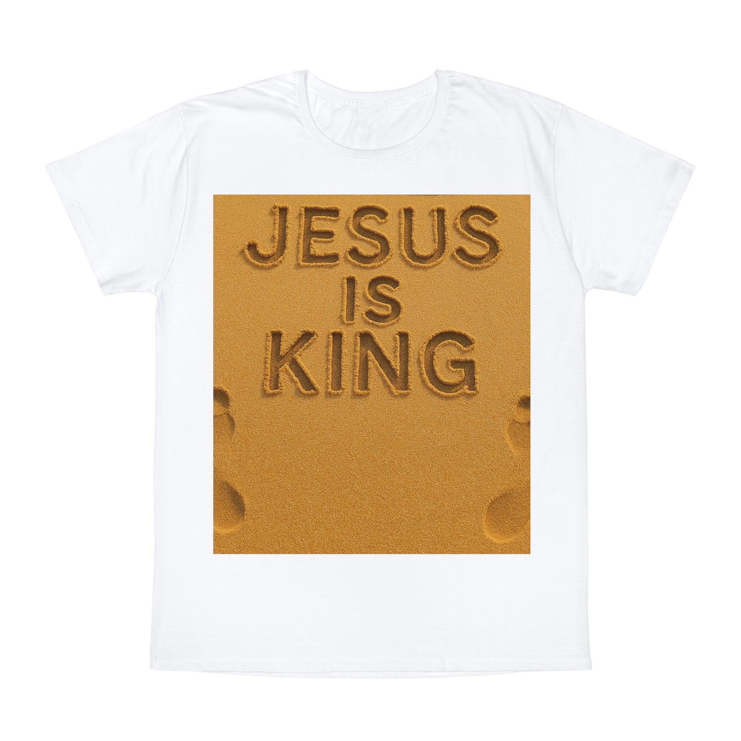 Jesus is King Unisex T-Shirt, Christian Tee, Faith-Based Apparel, Beachwear, Summer Outfit, Casual Gift