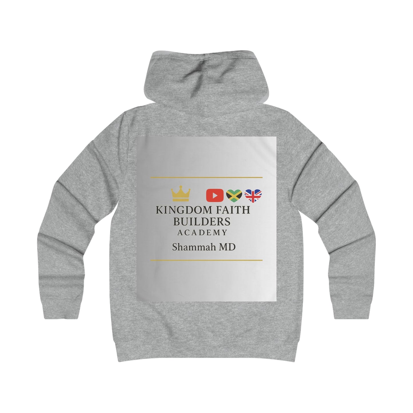Christian Ministry Hoodie — "Kingdom Built, Still Learning" Graphic Pullover