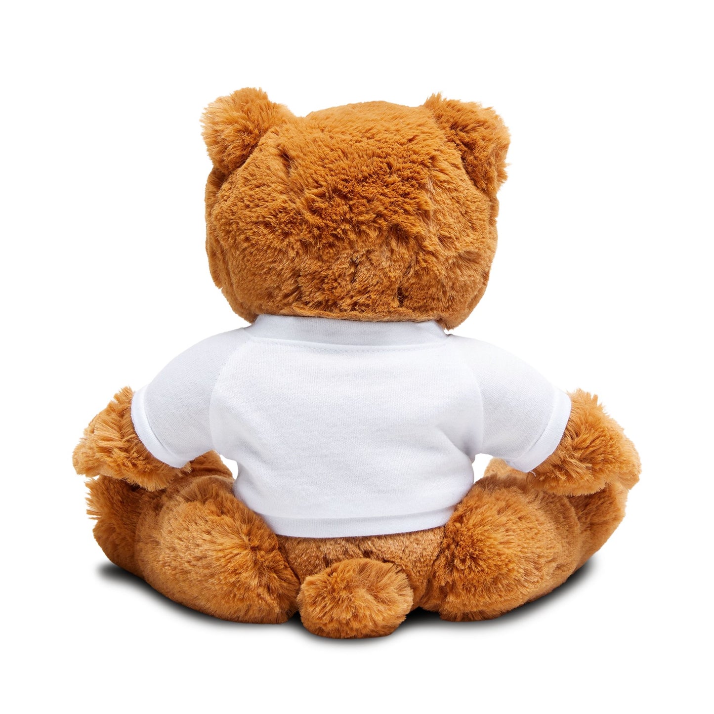 Plush Teddy Bear with Heart T‑Shirt — Cute Romantic Gift