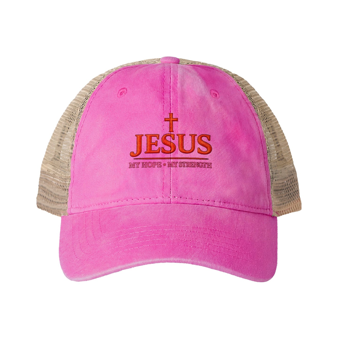 Women's Washed Mesh-Back Cap
