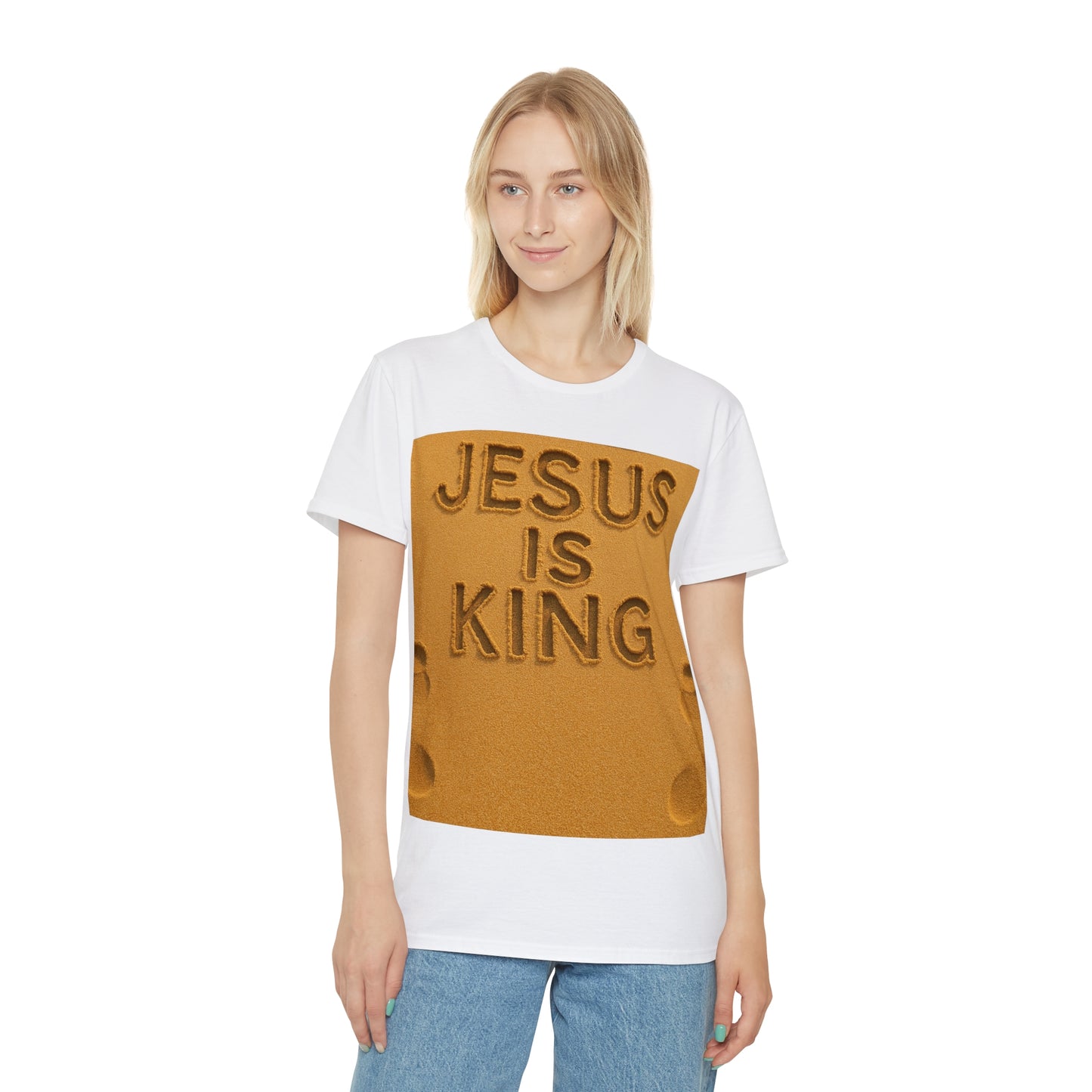 Jesus is King Unisex T-Shirt, Christian Tee, Faith-Based Apparel, Beachwear, Summer Outfit, Casual Gift