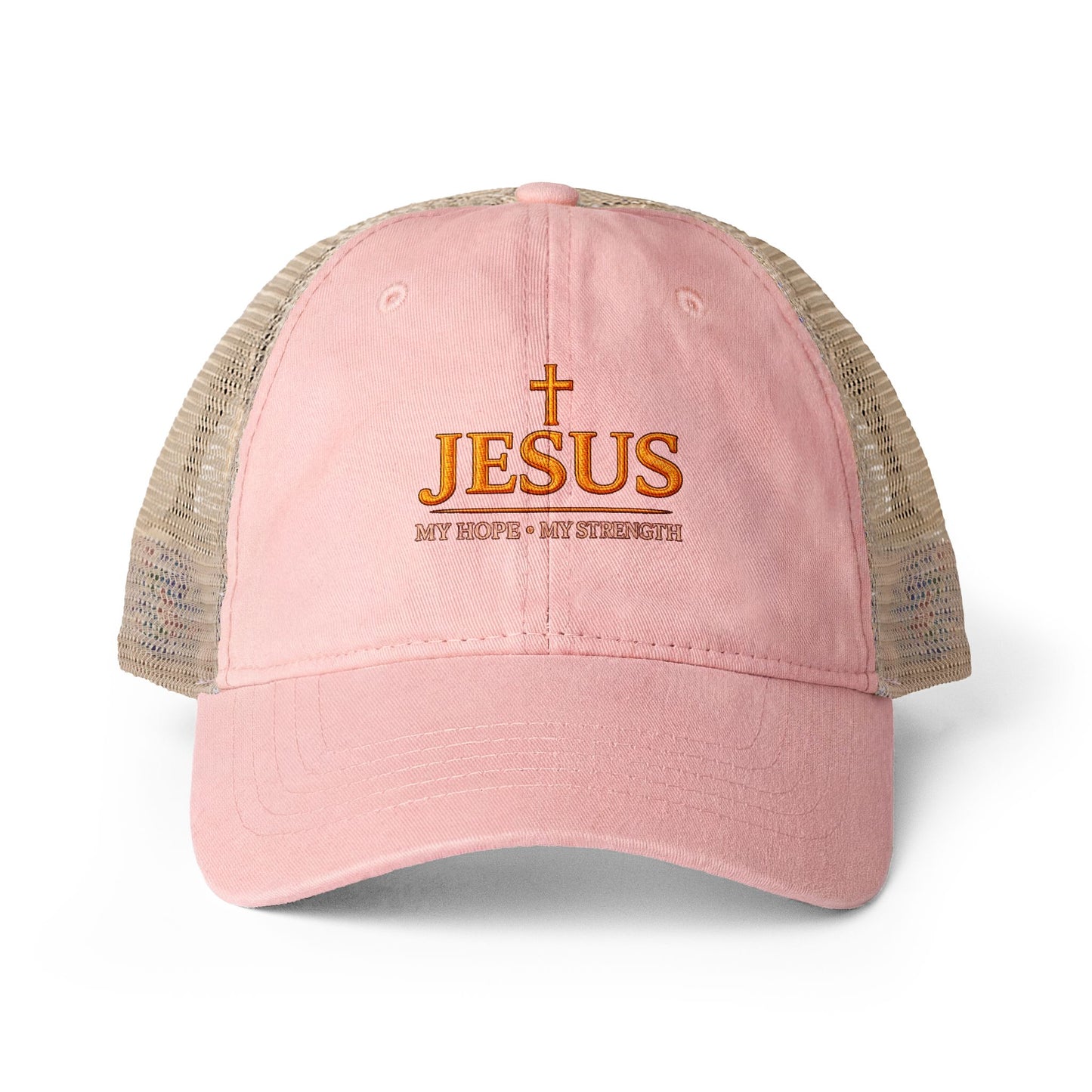 Women's Washed Mesh-Back Cap