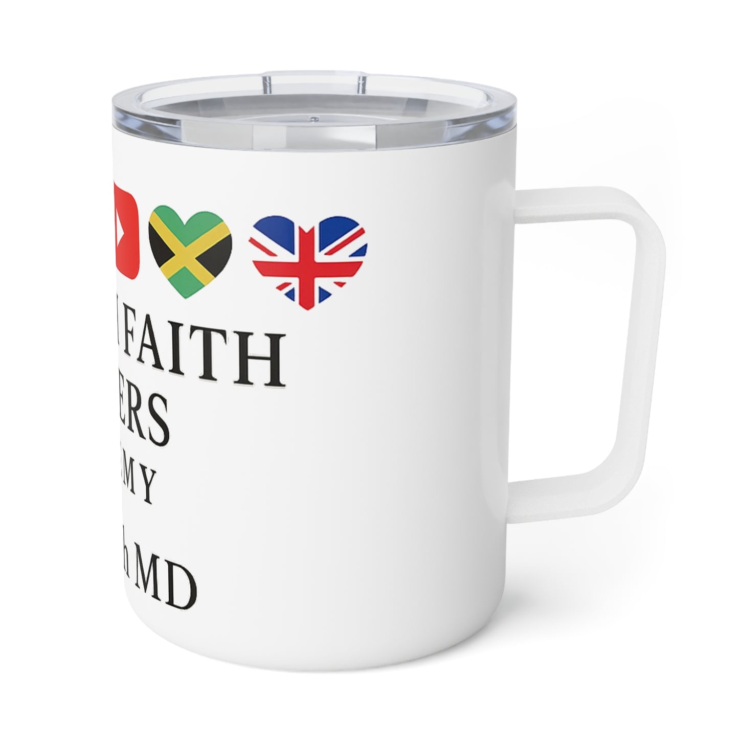 Kingdom Faith Builders Academy 10oz Insulated Coffee Mug — Shammah MD