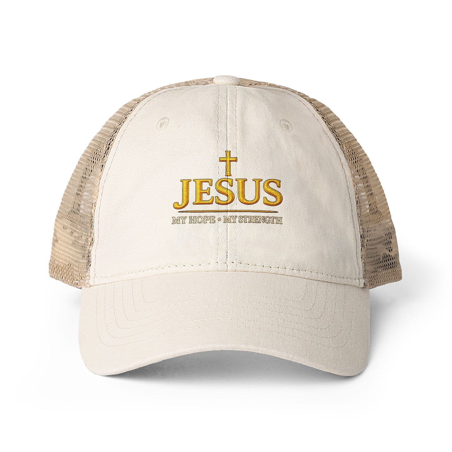 Women's Washed Mesh-Back Cap