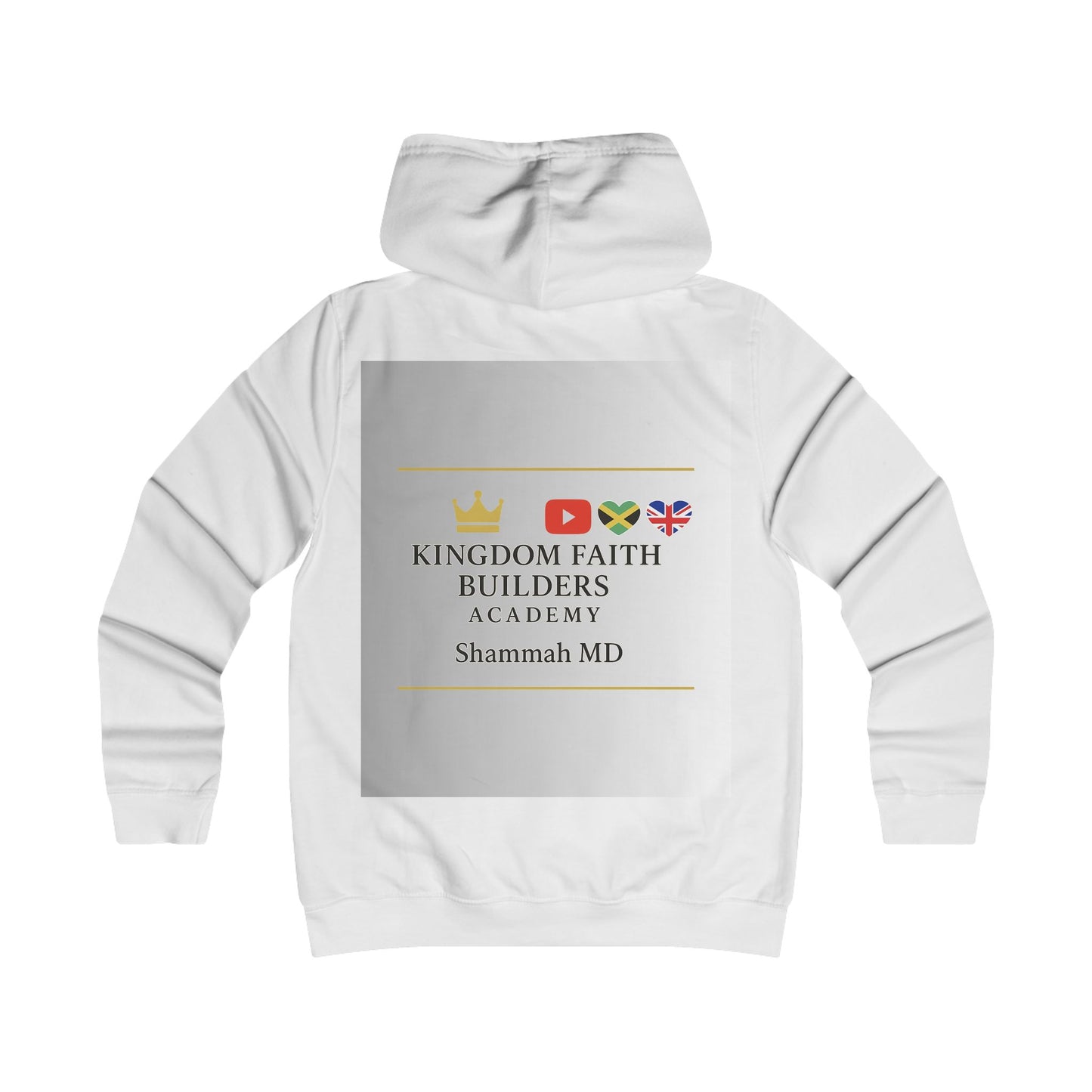 Christian Ministry Hoodie — "Kingdom Built, Still Learning" Graphic Pullover
