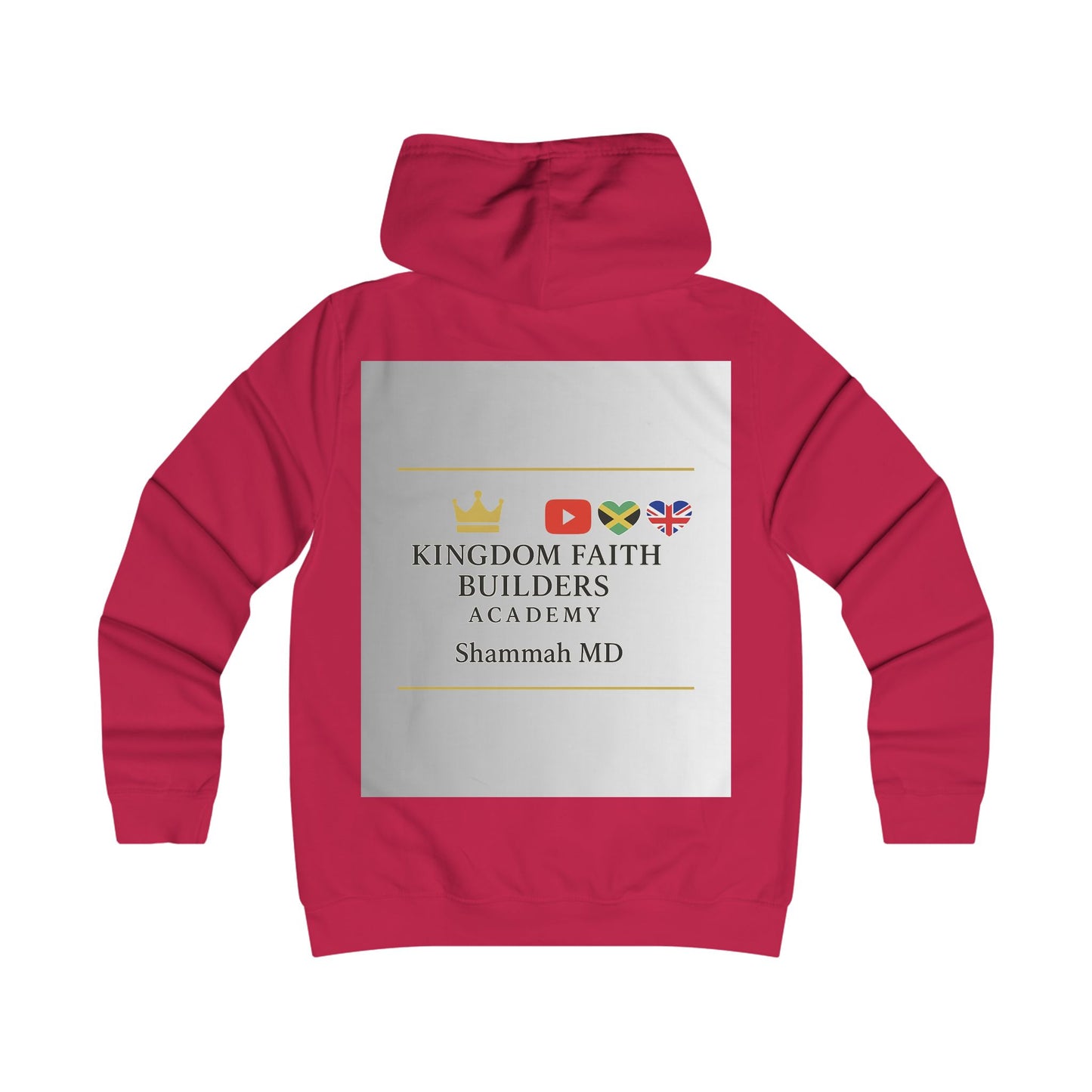 Christian Ministry Hoodie — "Kingdom Built, Still Learning" Graphic Pullover