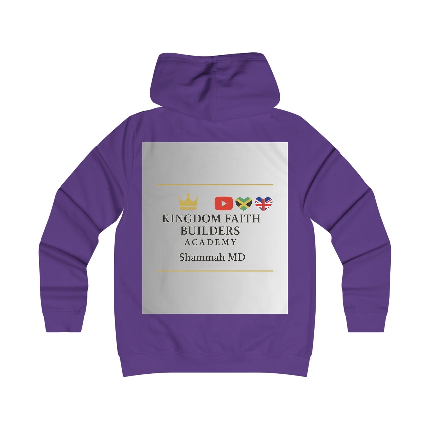 Christian Ministry Hoodie — "Kingdom Built, Still Learning" Graphic Pullover