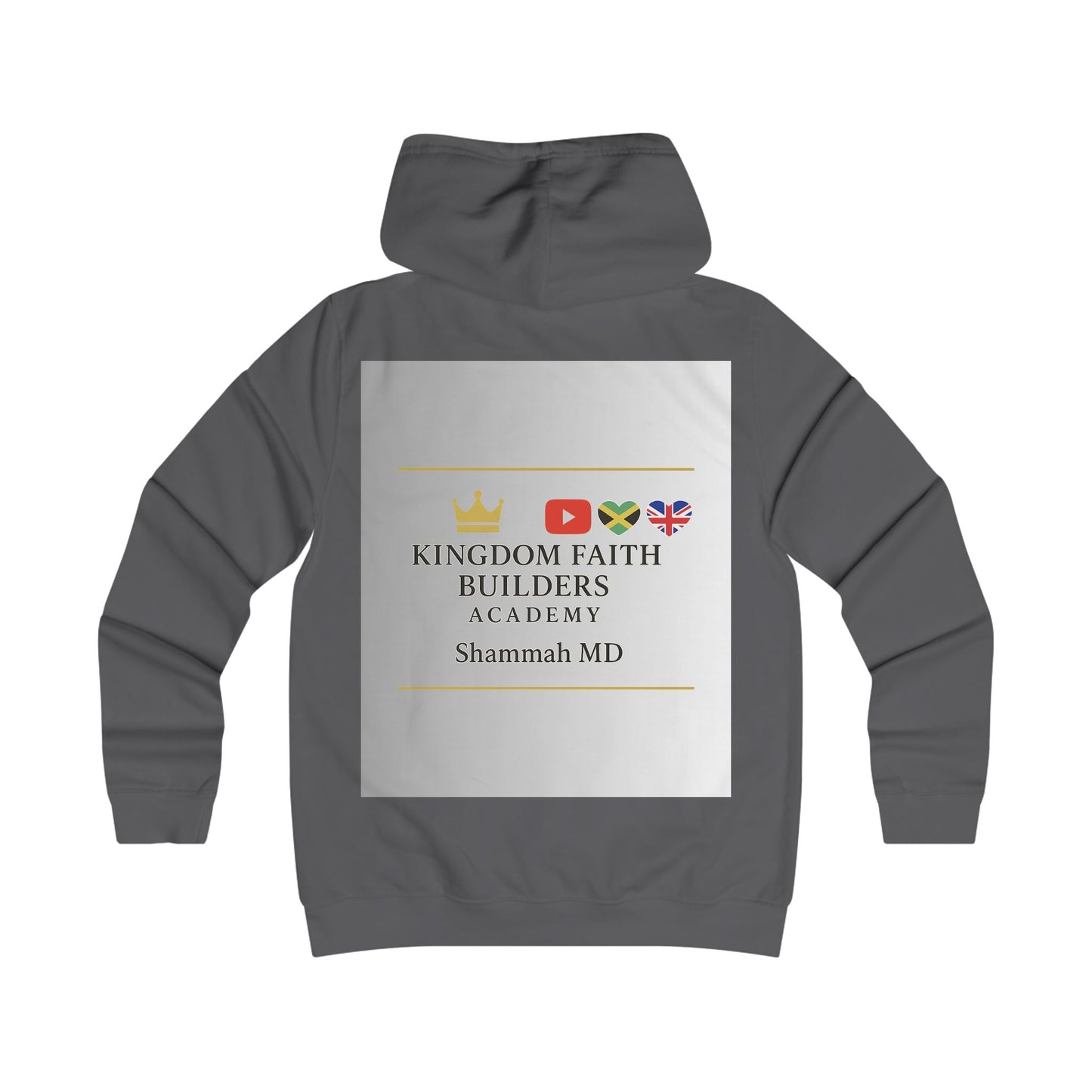 Christian Ministry Hoodie — "Kingdom Built, Still Learning" Graphic Pullover
