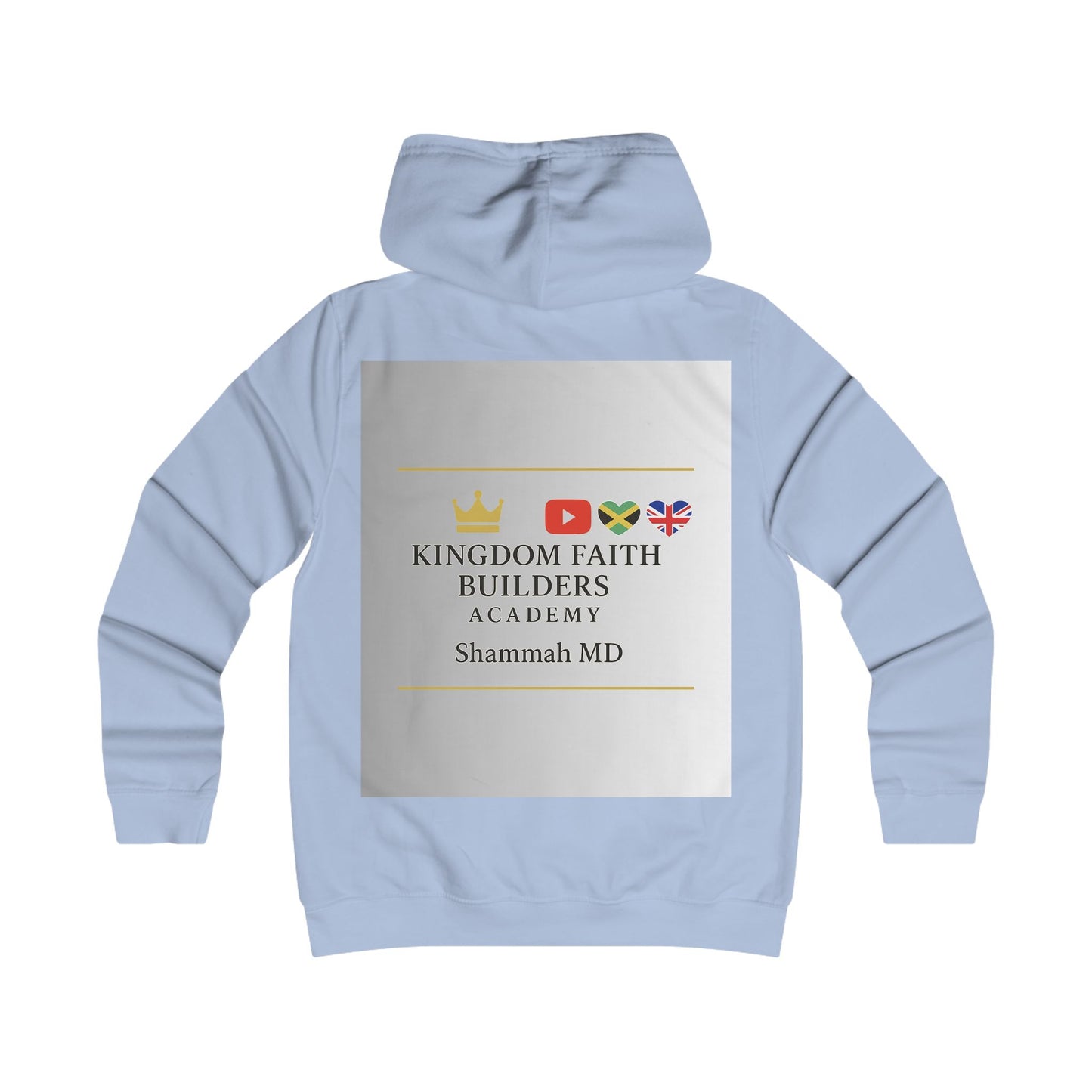 Christian Ministry Hoodie — "Kingdom Built, Still Learning" Graphic Pullover