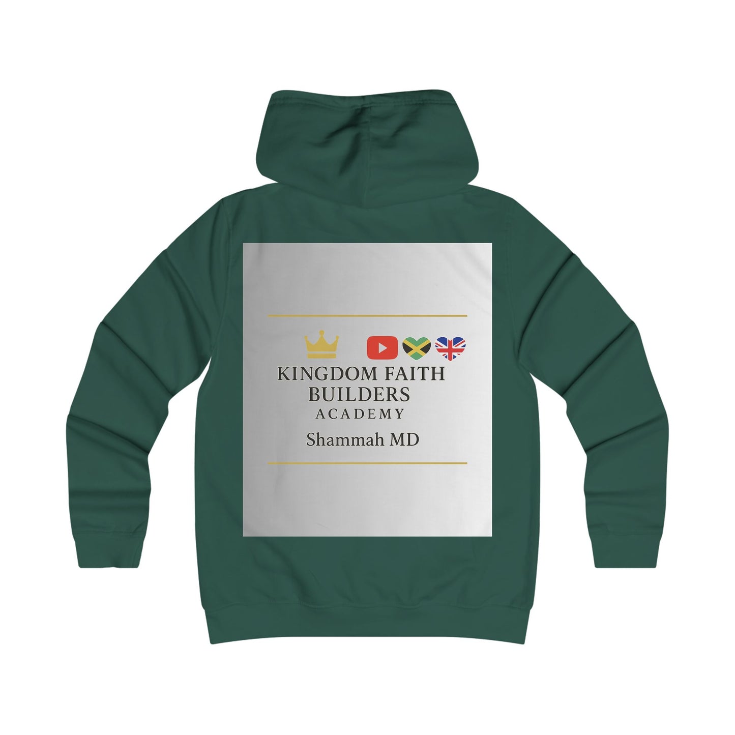 Christian Ministry Hoodie — "Kingdom Built, Still Learning" Graphic Pullover