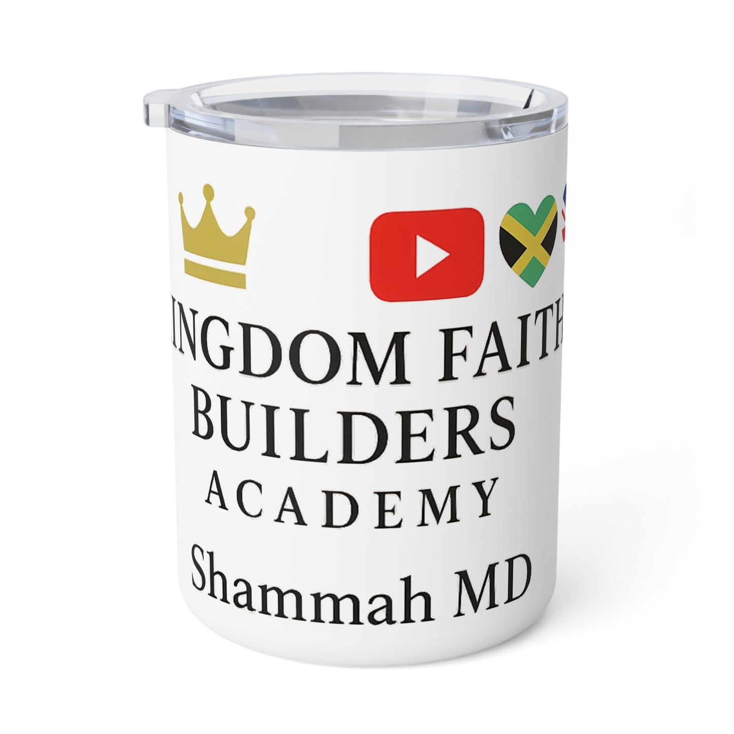 Kingdom Faith Builders Academy 10oz Insulated Coffee Mug — Shammah MD
