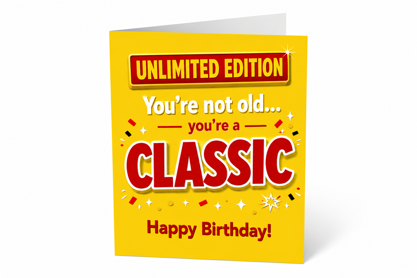 🎂Funny Unlimited Edition Classic Birthday Card 🎂
