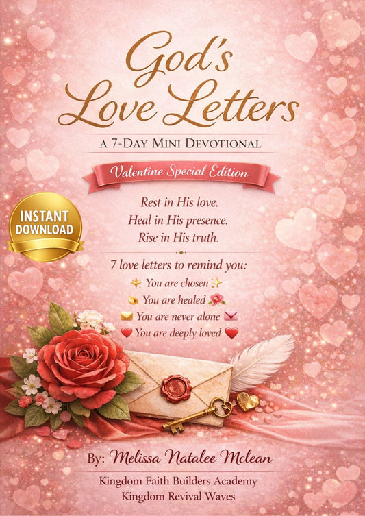God’s Love Letters: 7-Day Mini Devotional (PDF + Audio) | Valentine Edition