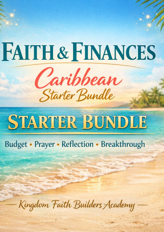 Faith & Finances Caribbean Starter Bundle (Luxury Budget + Prayer Journal)