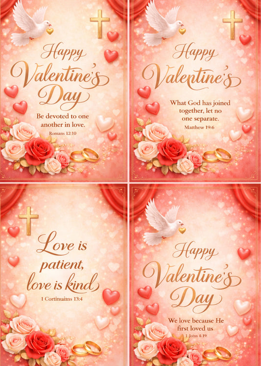 “Luxury Christian Valentine Digital Card | Faith & Love Collection 2026”