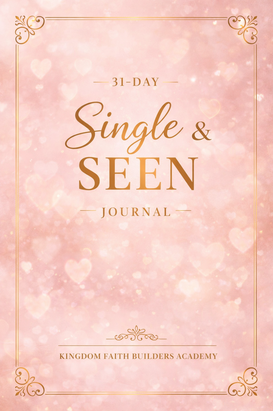 Single & Seen: 31-Day Christian Journal for Single Women | Healing, Prayer & Confidence in God’s Love (PDF)